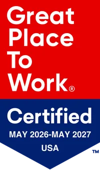 Great Place To Work Certified, May 2026 to May 2027, USA
